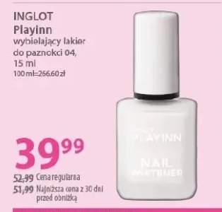 Playinn wybielający lakier do paznokci 04