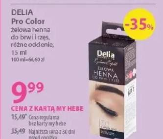 Żelowa henna do brwi i rzęs Pro Color, różne odcienie