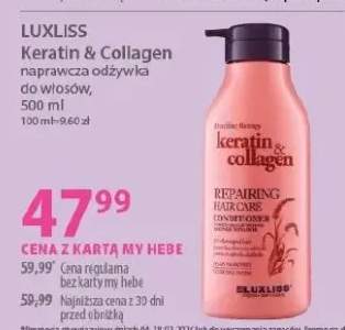 Naprawcza odżywka do włosów Keratin & Collagen