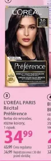 Farba do włosów, różne kolory, 1 opak. Récital Préférence