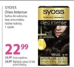 Farba do włosów bez amoniaku Oleo Intense różne kolory