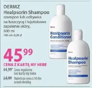 Szampon nawilżający na łuszczycę i łojotokowo zapalenie skóry Healpsorin Shampoo