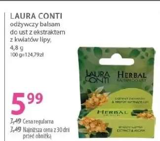 Odżywczy balsam do ust z ekstraktem z kwiatów lipy Herbal