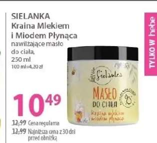 Nawilżające masło do ciała Kraina Mlekiem i Miodem Płynąca