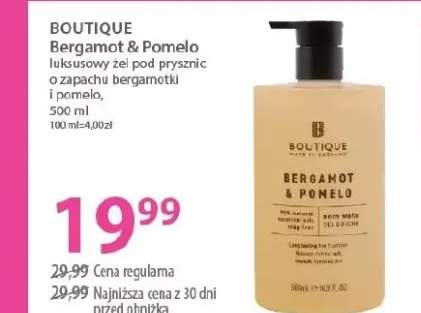 Żel pod prysznic luksusowy o zapachu bergamotki i pomelo