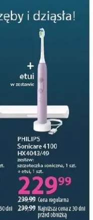 Szczoteczka soniczna z końcówką Sonicare 4100 HX4043/64
