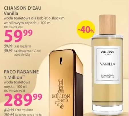 Woda toaletowa dla kobiet o słodkim waniliowym zapachu Vanilla