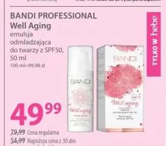 Emulsja odmładzająca do twarzy z SPF50 Well Aging