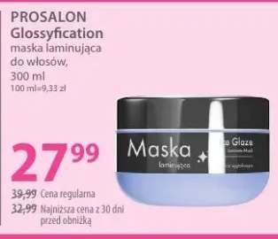 Maska laminująca do włosów Glossyfication