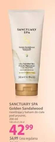 Golden Sandalwood nawilżający balsam do ciała pod prysznic