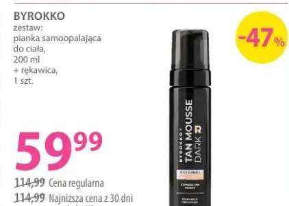 Zestaw: pianka samoopalająca do ciała + rękawica Byrokko