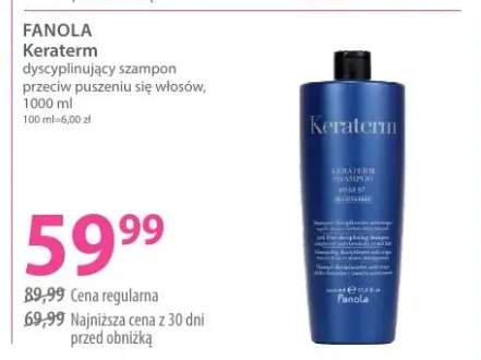 Szampon dyscyplinujący Keraterm przeciw puszeniu się włosów