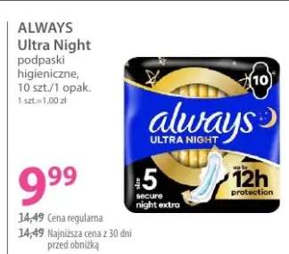 Podpaski higieniczne Ultra Night