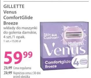 Wkłady do maszynki do golenia damskie ComfortGlide Breeze Venus