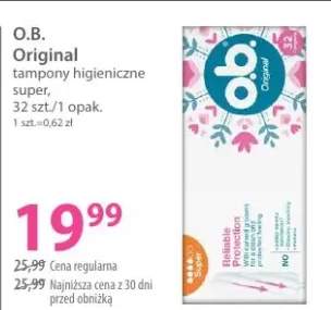 Tampony higieniczne super Original
