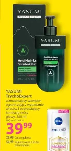 Wzmacniający szampon ograniczający wypadanie włosów i poprawiający kondycję skóry głowy TrychoExpert