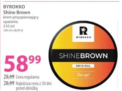 Krem przyspieszający opalanie Shine Brown