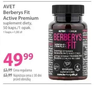Berberys Fit Active Premium suplement diety