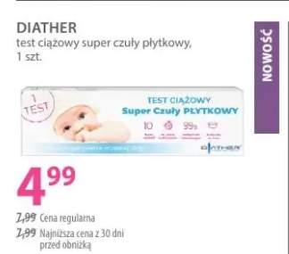 Test ciążowy super czuły płytkowy
