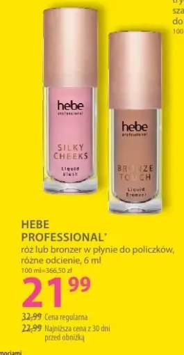 Professional róż lub bronzer w płynie do policzków, rozświetlenie