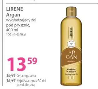 Argan wygładzający żel pod prysznic