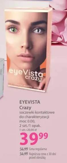 Soczewki kontaktowe do charakteryzacji moc 0,00 Crazy