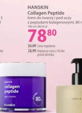 Krem do twarzy i pod oczy z peptydami kolagenowymi Collagen Peptide