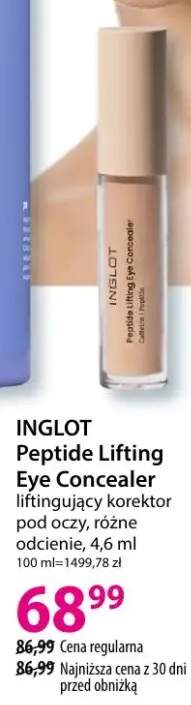 Peptide Lifting Eye Concealer liftingujący korektor pod oczy, różne odcienie