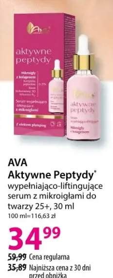 Wypełniające liftingujące serum z mikroigłami do twarzy 25+ Aktywne Peptydy