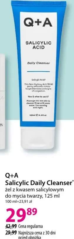 Żel z kwasem salicylowym do mycia twarzy Salicylic Daily Cleanser