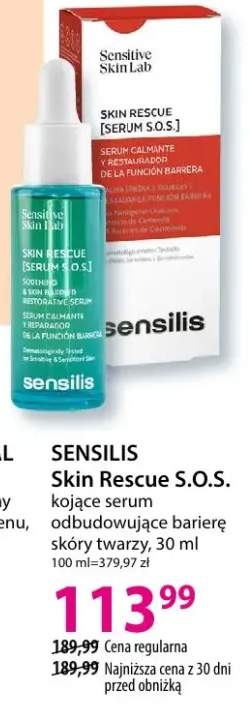 Serum Skin Rescue S.O.S. kojące odbudowujące barierę skóry twarzy