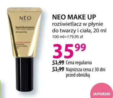 Rozświetlacz w płynie do twarzy i ciała