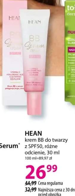 Krem BB do twarzy z SPF50, różne odcienie