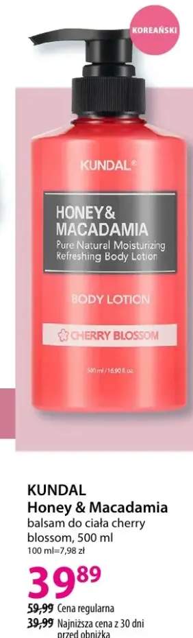 Balsam do ciała Honey & Macadamia cherry blossom