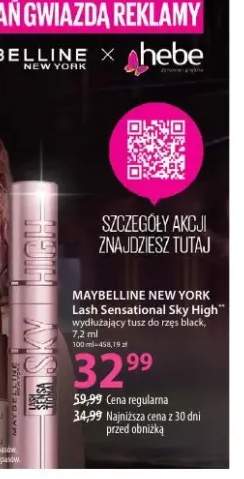 Wydłużający tusz do rzęs black