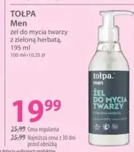 Żel do mycia twarzy z zieloną herbatą Tołpa Men