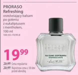 Orzeźwiający balsam po goleniu z eukaliptusem i mentolem Proraso Refreshing