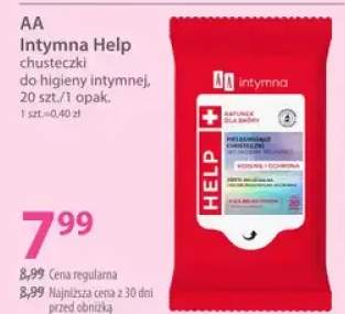 Chusteczki do higieny intymnej AA Intymna Help