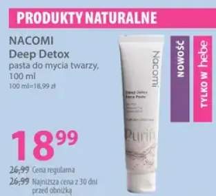 Pasta do mycia twarzy Nacomi Deep Detox