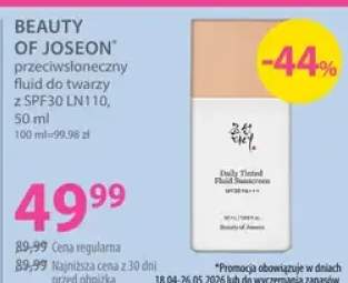 Przeciwsłoneczny fluid do twarzy z SPF30 LN110 Beauty of Joseon