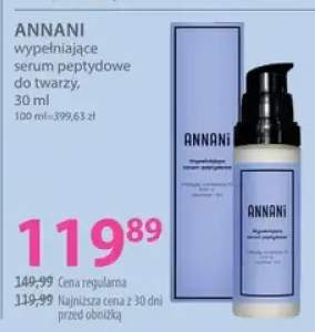 Wypełniające serum peptydowe do twarzy Annani