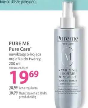 Nawilżająco-kojąca mgiełka do twarzy Pure Me Pure Care