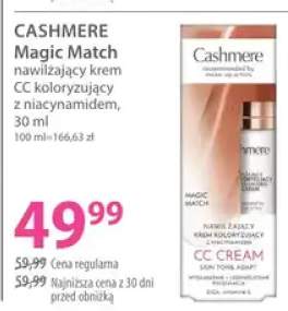 Nawilżający krem CC koloryzujący z niacynamidem Cashmere Magic Match