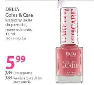 Lakier do paznokci Delia Color & Care klasyczny