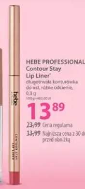 Długotrwała konturówka do ust Hebe Professional Contour Stay Lip Liner