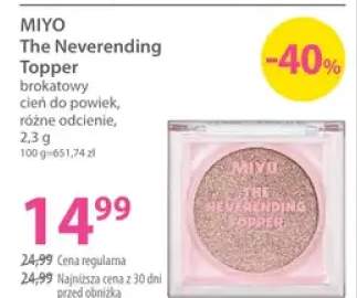Brokatowy cień do powiek Miyo The Neverending Topper
