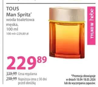 Woda toaletowa męska Tous Man Spritz