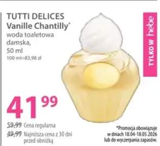 Woda toaletowa damska Tutti Delices Vanille Chantilly