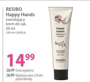 Nawilżający krem do rąk Resibo Happy Hands