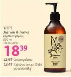 Mydło w płynie Yope Jaśmin & Tonka